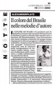 La Repubblica 19.03.03 